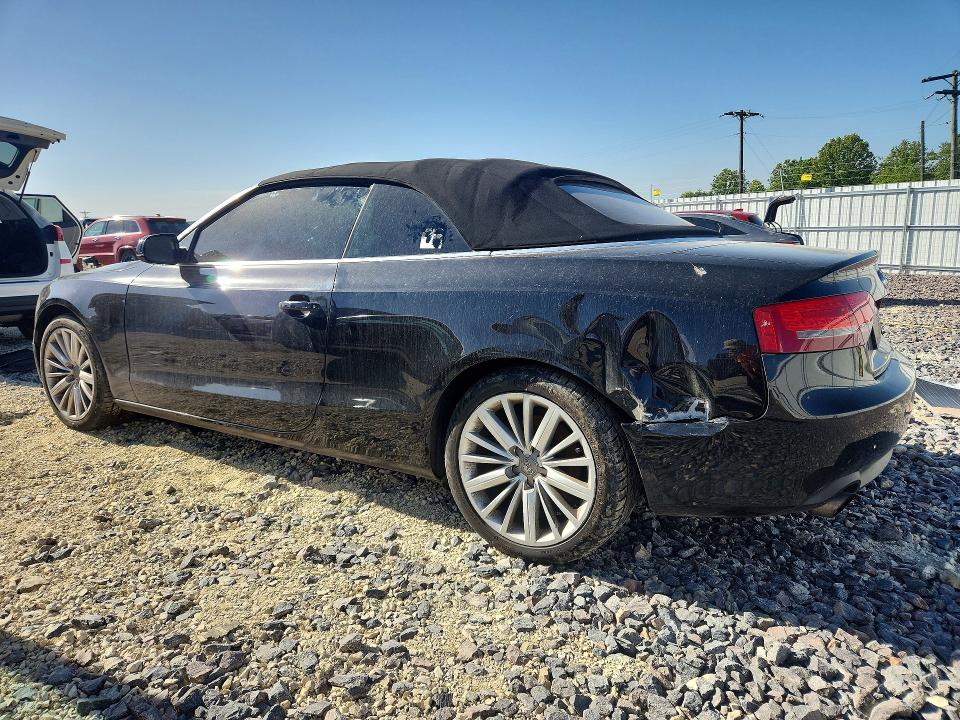 2012 Audi A5 VIN WAULFAFH5CN001700 COPART salvage auction — REAR END, Il - Certificate Of Title, sold $2,600 on 2026-07-08 (photo 2)