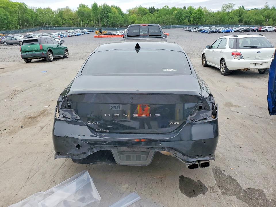 2022 Genesis VIN KMTG34TA3NU091154 COPART salvage auction — FRONT END, Pa - Certificate Of Salvage, sold $5,000 on 2026-07-08 (photo 6)