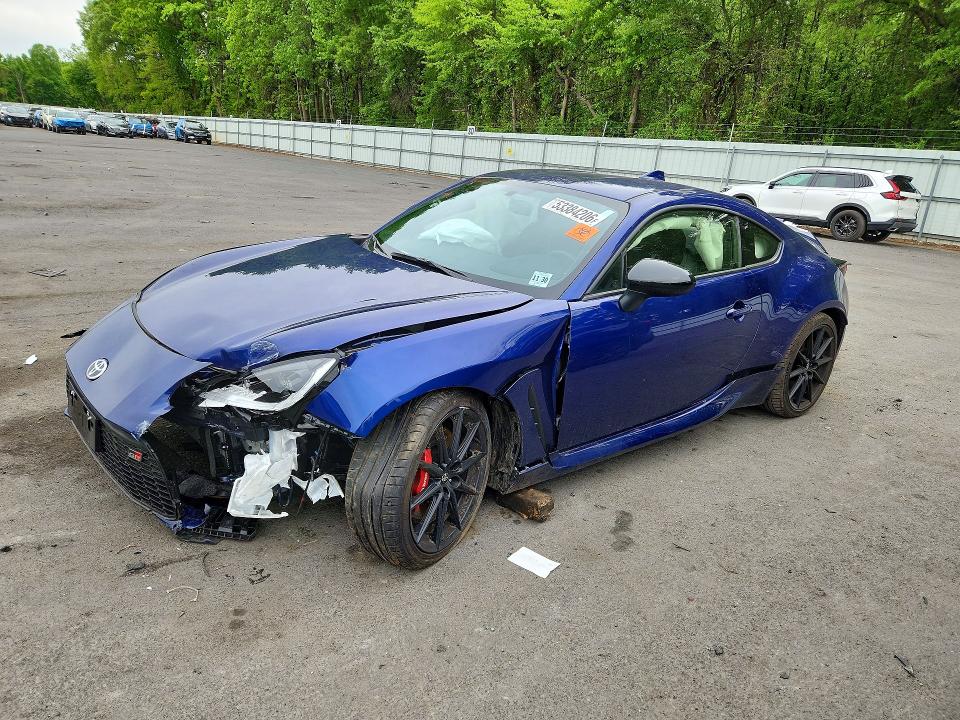 2025 Toyota Gr 86 VIN JF1ZNBE13S9760742 COPART salvage auction — FRONT END, Nj - Cert Of Title-Salvage, sold $5,000 on 2026-07-02 (photo 1)