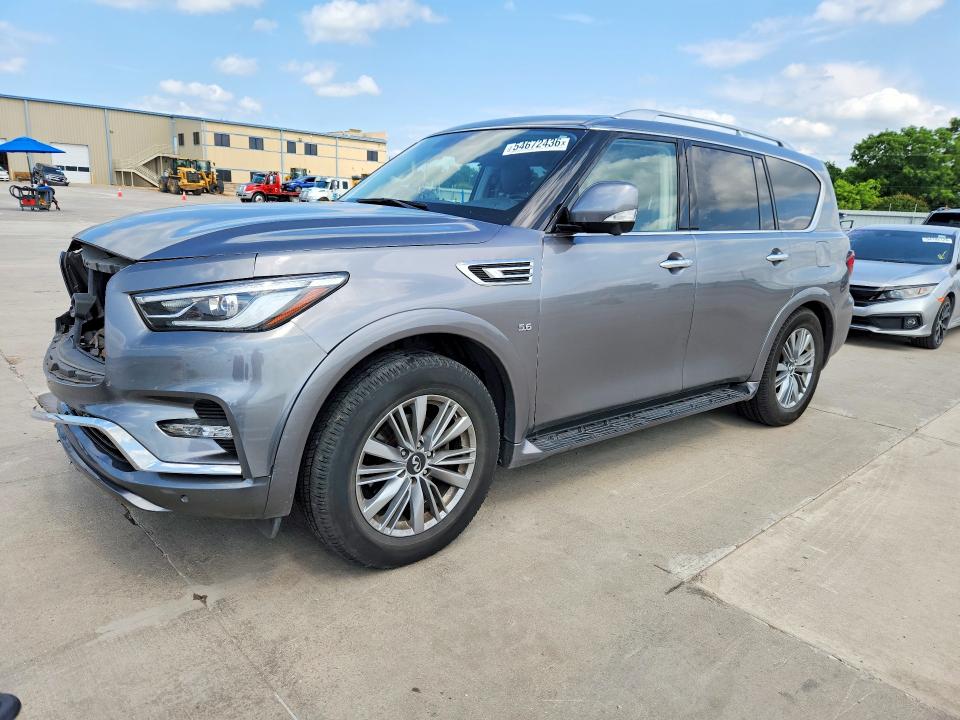 2019 Infiniti VIN JN8AZ2NE9K9237325 COPART salvage auction — FRONT END, Tx - Salvage Vehicle Title, sold $8,200 on 2026-07-23 (photo 1)