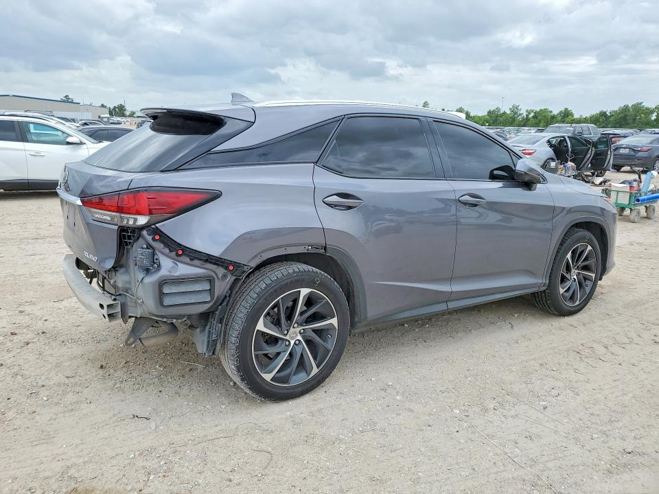 2016 Lexus Rx VIN 2T2ZZMCA2GC021355 COPART salvage auction — REAR END, Tx - Salvage Vehicle Title, sold $12,200 on 2026-07-31 (photo 3)