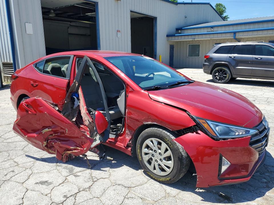 2019 Hyundai Elantra VIN KMHD74LF1KU777864 COPART salvage auction — SIDE, Wv - Salvage Certificate, sold $1,500 on 2026-07-16 (photo 4)