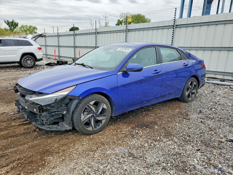 2021 Hyundai Elantra VIN KMHLP4AG3MU131624 — COPART salvage auction photo