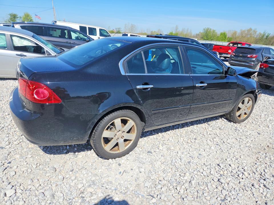2007 Kia Optima VIN KNAGE123475142889 COPART salvage auction — FRONT END, Mi - Cert Of Title-Salvage Vehicle, sold $200 on 2026-07-30 (photo 3)