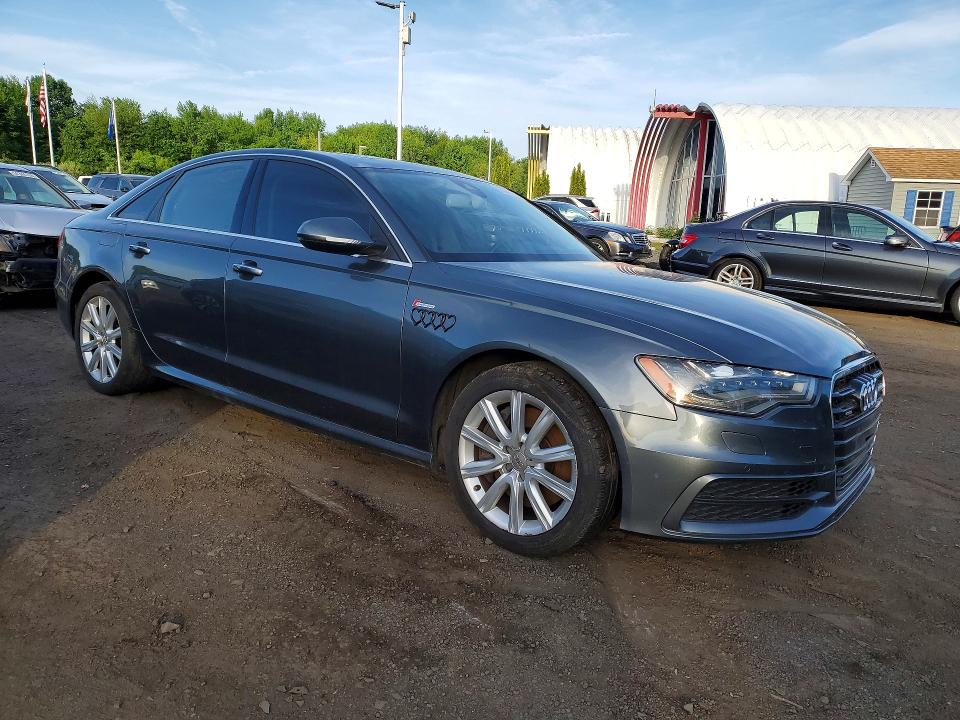2015 Audi A6 VIN WAUHGAFC1FN005299 COPART salvage auction — FRONT END, Wv - Certificate Of Title, sold $3,450 on 2026-07-09 (photo 4)