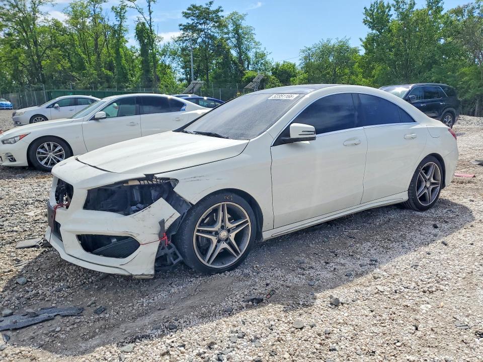 2014 Mercedes-benz Cla-klasse VIN WDDSJ4EB9EN090787 COPART salvage auction — FRONT END, MD - CERT OF SALVAGE > 75% DAMAGE, sold $2,500 on 2026-07-28 (photo 1)