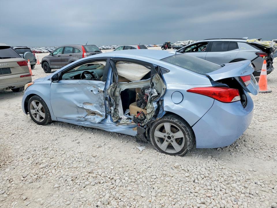 2013 Hyundai VIN KMHDH4AE2DU641849 COPART salvage auction — SIDE, Tx - Salvage Vehicle Title, sold $525 on 2026-07-09 (photo 2)