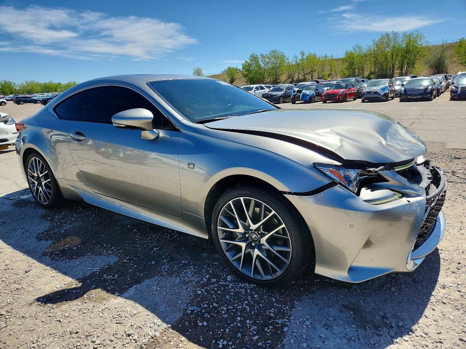 2016 Lexus Rc VIN JTHSM5BC6G5000288 COPART salvage auction — FRONT END, WY - DIS/DLR/EXP ONLY CLEAN TITLE, sold $5,200 on 2026-07-27 (photo 4)
