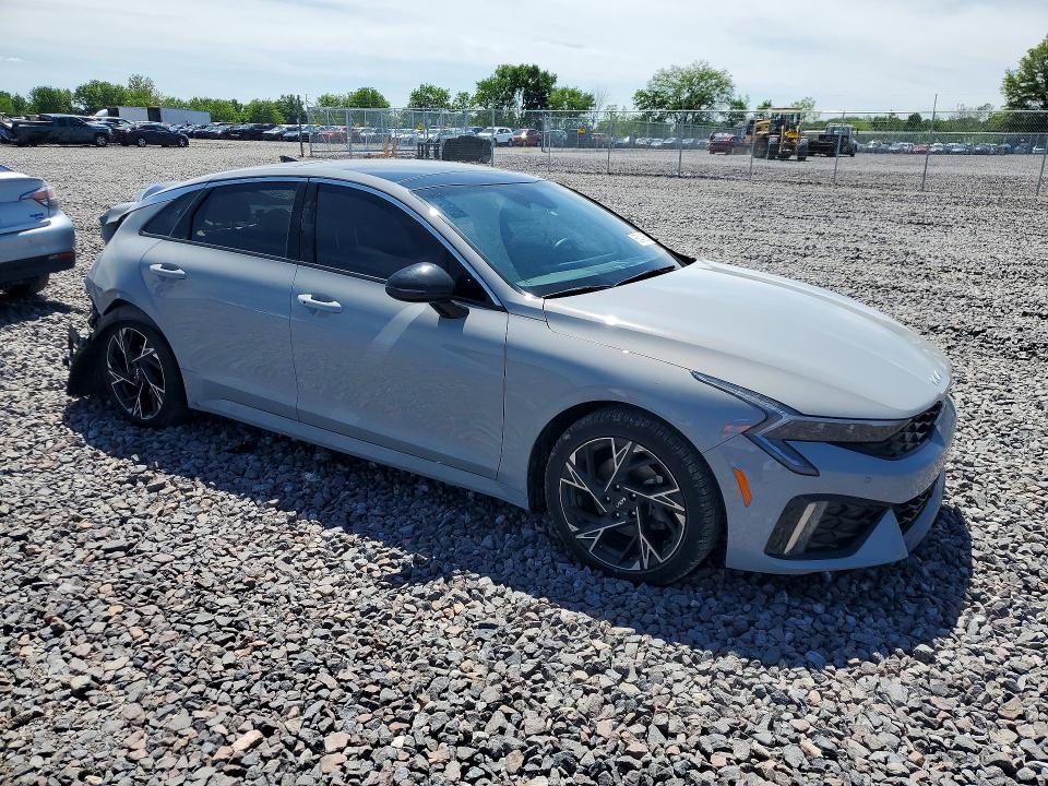 2025 Kia K5 VIN KNAG64J75S5330395 COPART salvage auction — REAR END, IN - CERT OF TITLE-SALVAGE TITLE, sold $6,600 on 2026-07-28 (photo 4)