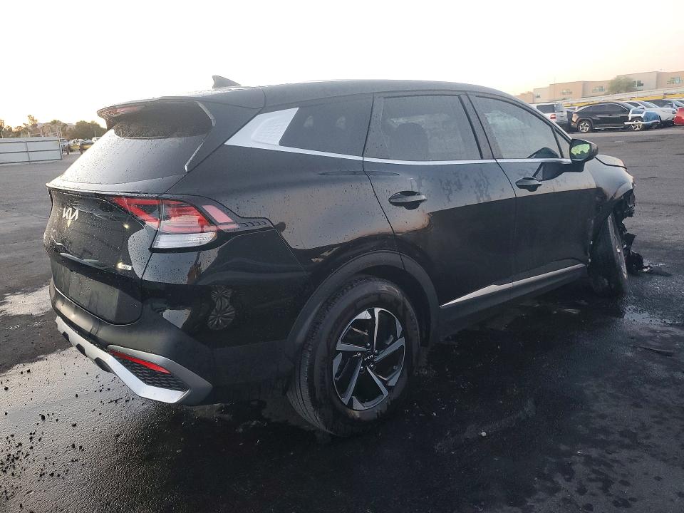 2025 Kia Sportage VIN KNDPU3DG5S7237671 COPART salvage auction — FRONT END, NV - CERTIFICATE OF TITLE, sold $9,900 on 2026-07-09 (photo 3)