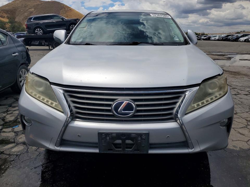2013 Lexus Rx 450h VIN JTJZB1BA4D2410112 COPART salvage auction — FRONT END, Ca - Dis/Dlr/Exp Only Clean Title, sold $3,300 on 2026-07-06 (photo 5)
