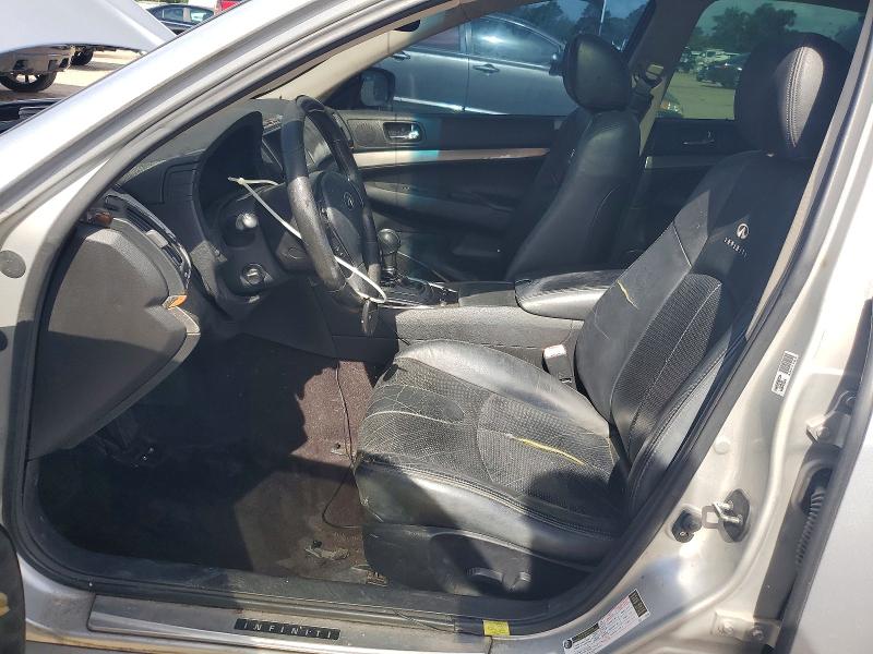 2011 Infiniti G37 VIN JN1CV6AP4BM510640 COPART salvage auction — WATER/FLOOD, Fl - Cert Of Title-Slvg Rebld Flood, sold $300 on 2026-07-02 (photo 7)