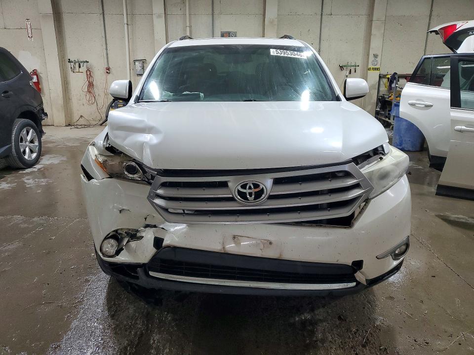 2011 Toyota Highlander VIN 5TDBK3EH6BS055765 COPART salvage auction — FRONT END, Ga - Cert Of Title-Salvage, sold $1,700 on 2026-07-07 (photo 5)