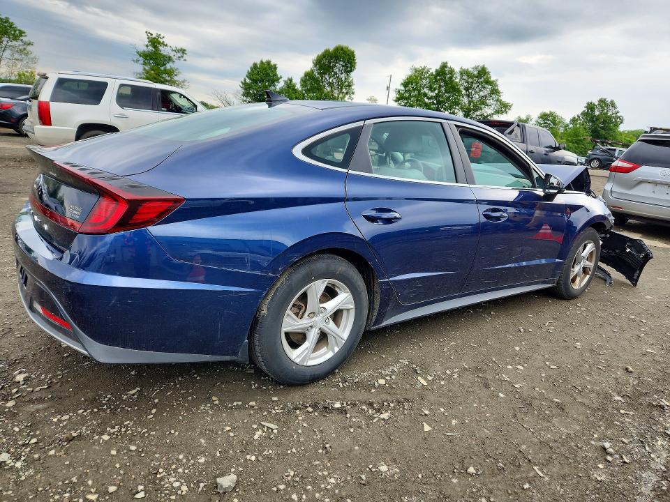 2021 Hyundai Sonata VIN 5NPEG4JA5MH086446 COPART salvage auction — FRONT END, Nj - Cert Of Title-Salvage, sold $2,050 on 2026-07-20 (photo 3)