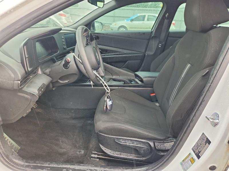 2025 Hyundai Elantra VIN KMHLM4DG7SU922868 COPART salvage auction — HAIL, Mo - Salvage Certificate Of Title, sold $100 on 2026-07-29 (photo 7)