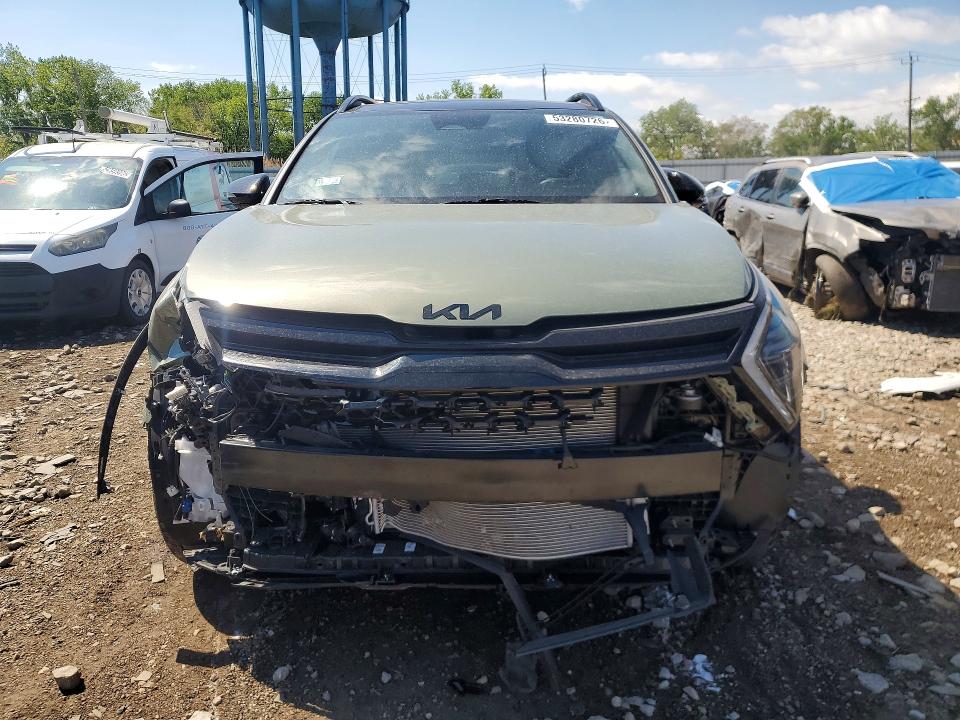 2025 Kia Sportage VIN 5XYK6CDF4SG307918 COPART salvage auction — FRONT END, Il - Salvage Certificate, sold $11,400 on 2026-07-31 (photo 5)