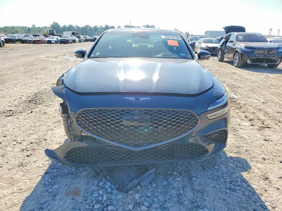 2024 Genesis G70 VIN KMTG54SEXRU136224 COPART salvage auction — FRONT END, Tx - Salvage Vehicle Title, sold $4,200 on 2026-07-21 (photo 5)
