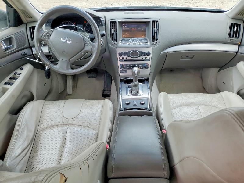 2011 Infiniti G VIN JN1CV6AR9BM350188 COPART salvage auction — FRONT END, IL - SALVAGE CERTIFICATE, sold $975 on 2026-07-08 (photo 8)