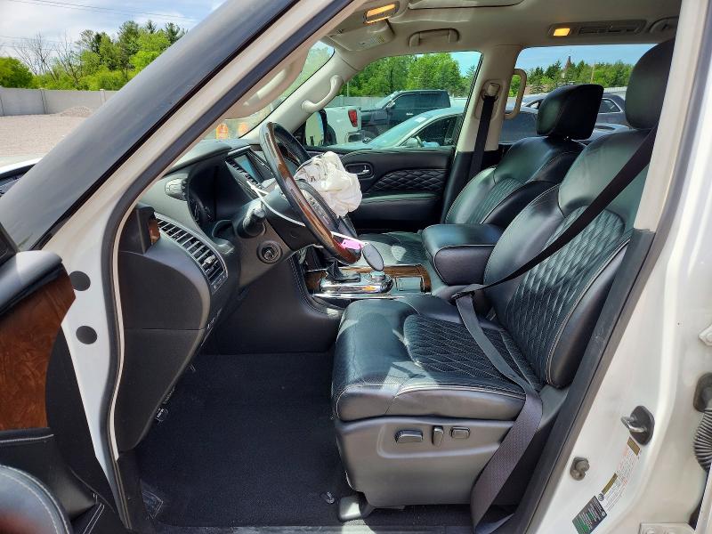 2018 Infiniti Qx80 VIN JN8AZ2NC8J9440736 COPART salvage auction — FRONT END, Wi - Certificate Of Title, sold $9,000 on 2026-07-13 (photo 7)