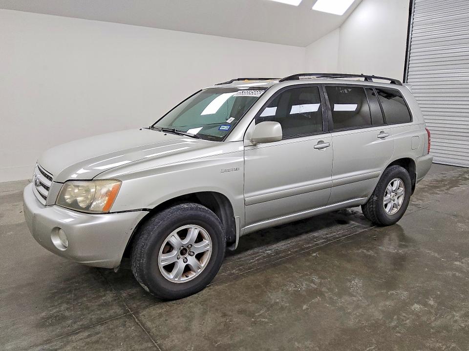 2003 Toyota Highlander VIN JTEHF21A930130301 COPART salvage auction — FRONT END, Tx - Certificate Of Title, sold $375 on 2026-07-07 (photo 1)