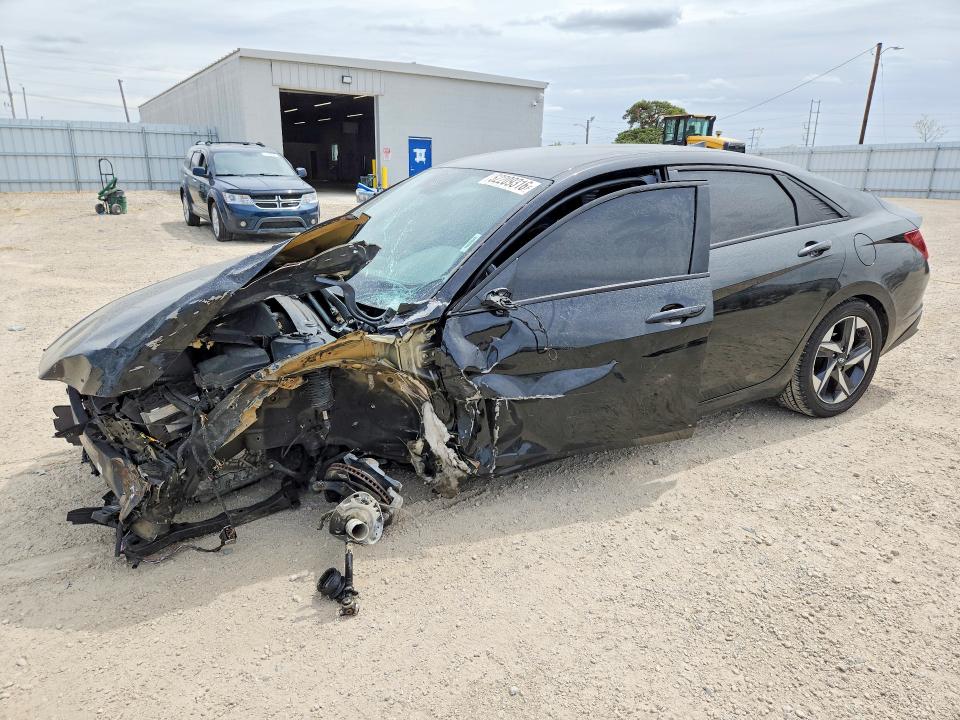 2023 Hyundai Elantra VIN KMHLS4AG4PU620262 COPART salvage auction — FRONT END, Ia - Cert Of Title-Salvage Title, sold $1,600 on 2026-07-15 (photo 1)