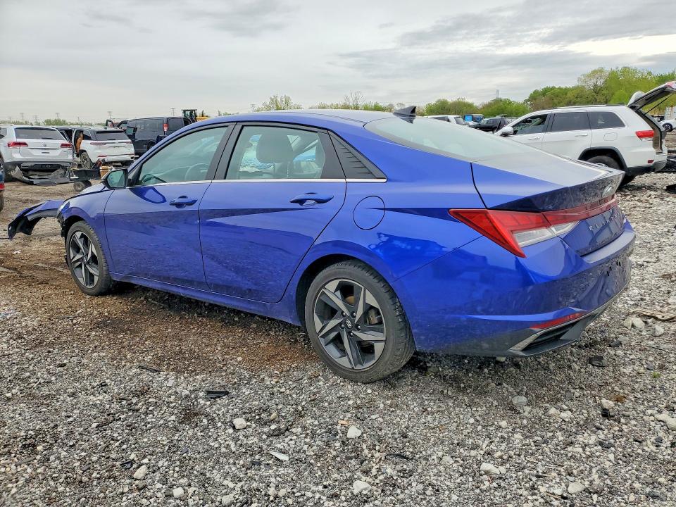 2021 Hyundai Elantra VIN KMHLP4AG3MU131624 COPART salvage auction — FRONT END, Il - Salvage Certificate, sold $3,200 on 2026-07-03 (photo 2)