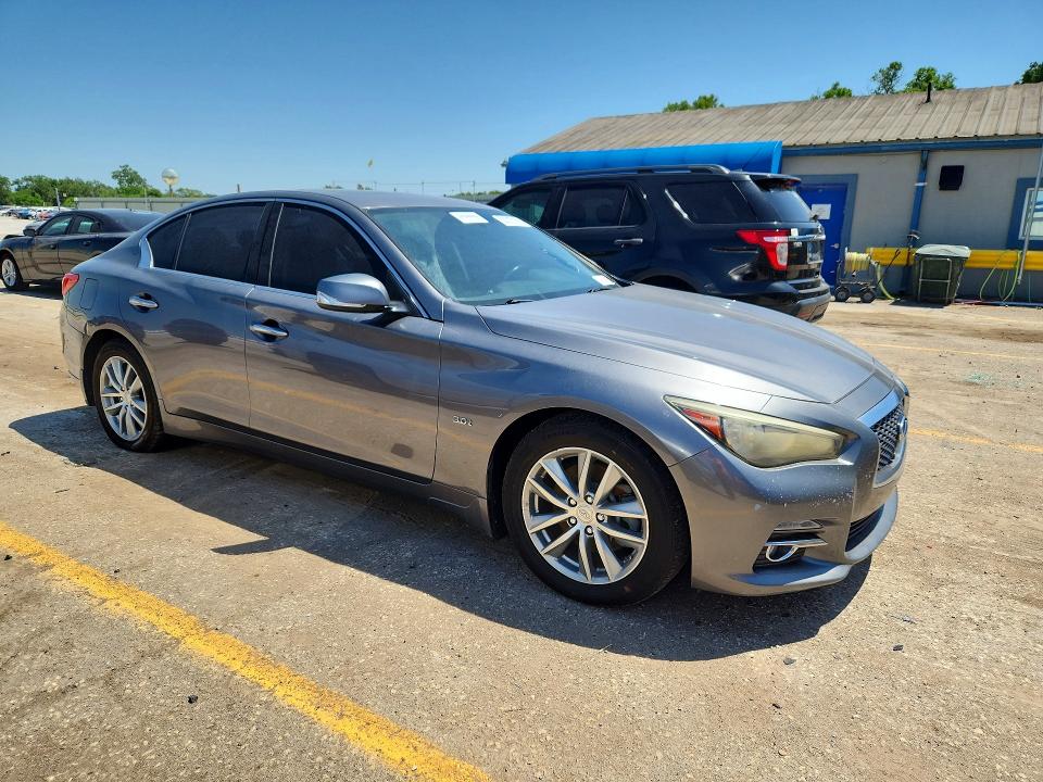 2016 Infiniti Q50 VIN JN1EV7APXGM300839 COPART salvage auction — MECHANICAL, Ks - Certificate Of Title, sold $2,700 on 2026-07-28 (photo 4)