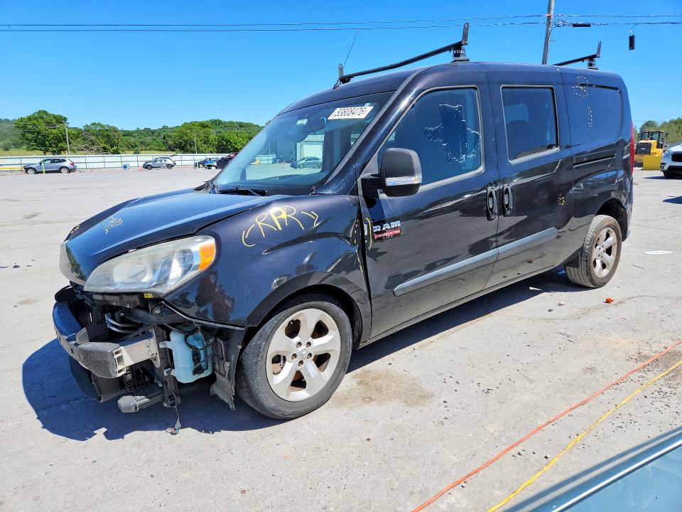 2017 Ram Promaster city VIN ZFBERFBBXH6F20864 COPART salvage auction — FRONT END, Tn - Cert Of Title-Rebuilt Vehicle (P), sold $2,100 on 2026-07-15 (photo 1)