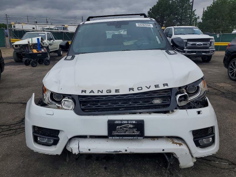 2016 Land rover RANGE ROVER VIN SALWR2EF7GA588033 COPART salvage auction — ROLLOVER, Co - Public - Salvage Title, sold $975 on 2026-07-28 (photo 5)