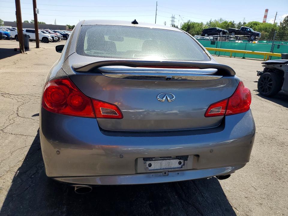 2012 Infiniti G VIN JN1CV6AR9CM679281 COPART salvage auction — FRONT END, Co - Public - Salvage Title, sold $525 on 2026-07-02 (photo 6)