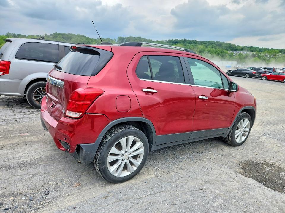 2018 Chevrolet Trax VIN 3GNCJRSB4JL198140 COPART salvage auction — REAR END, Pa - Certificate Of Salvage, sold $3,050 on 2026-07-02 (photo 3)