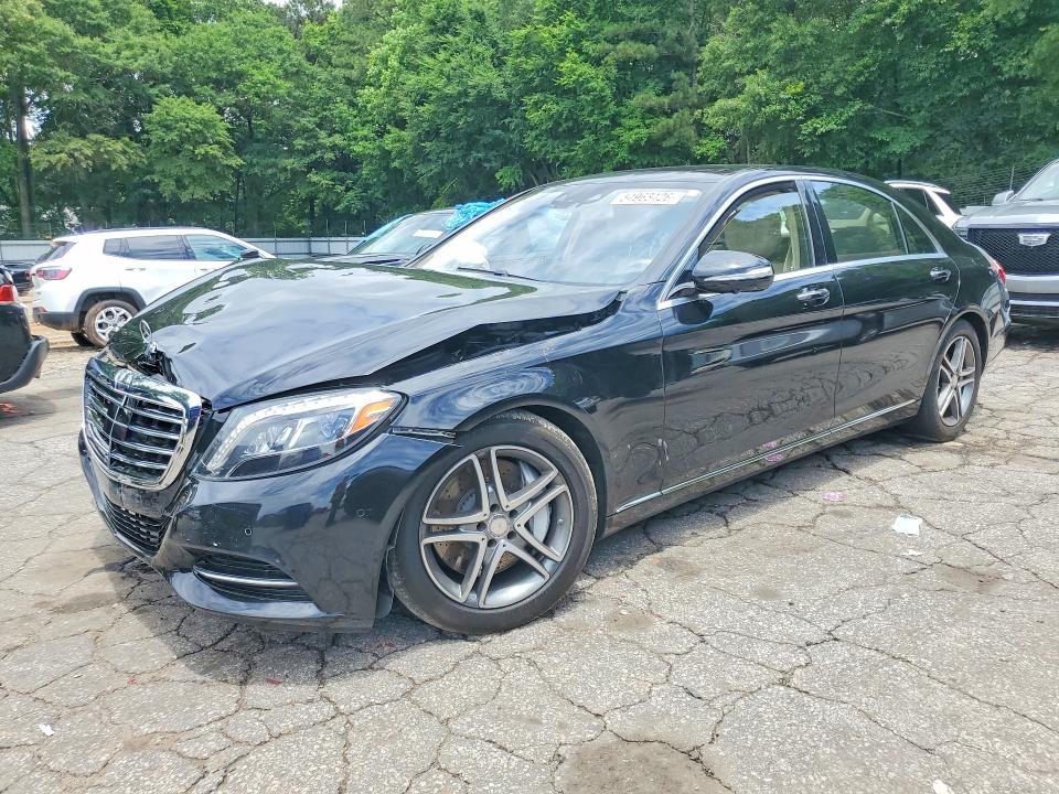2016 Mercedes-benz S-klasse VIN WDDUG8FB1GA215692 COPART salvage auction — FRONT END, Ga - Cert Of Title-Salvage, sold $4,250 on 2026-07-10 (photo 1)