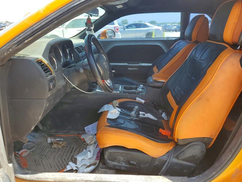 2014 Dodge Challenger VIN 2C3CDYAG2EH244817 COPART salvage auction — FRONT END, Tx - Bonded Title - Salvage, sold $1,400 on 2026-07-02 (photo 7)