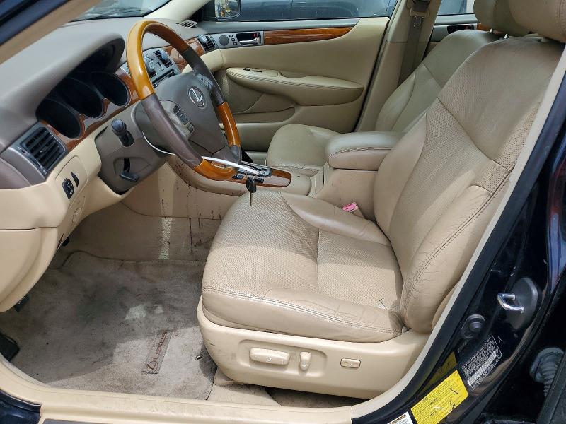 2006 Lexus Es 330 VIN JTHBA30G165145966 COPART salvage auction — FRONT END, Ca - Salvage Certificate, sold $625 on 2026-07-13 (photo 7)