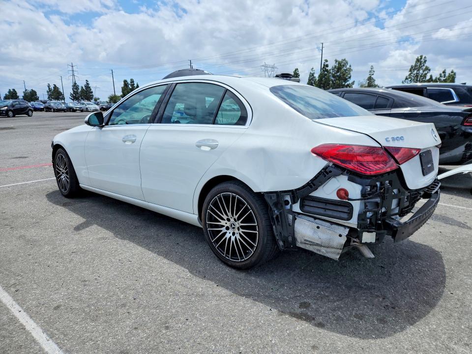2024 Mercedes-benz C-klasse VIN W1KAF4GB3RR236545 COPART salvage auction — FRONT END, Ca - Salvage Certificate, sold $10,500 on 2026-07-30 (photo 2)