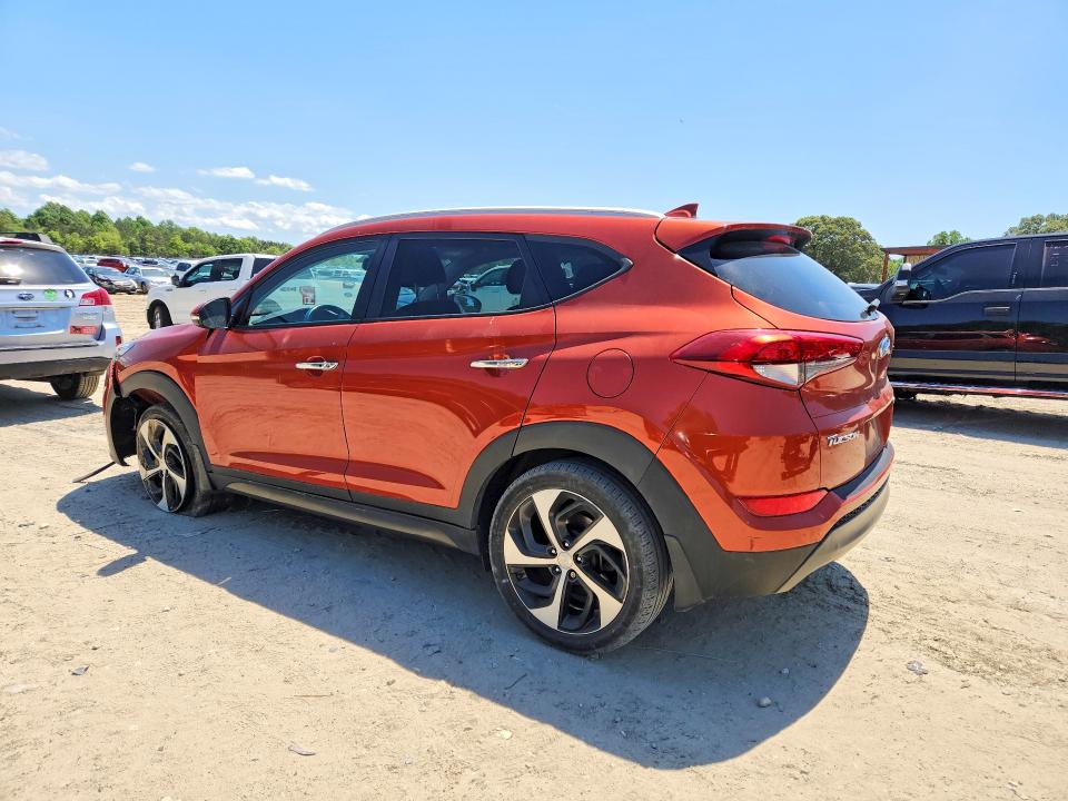 2016 Hyundai VIN KM8J33A26GU141540 COPART salvage auction — FRONT END, Md - Cert Of Salvage > 75% Damage, sold $2,800 on 2026-07-14 (photo 2)