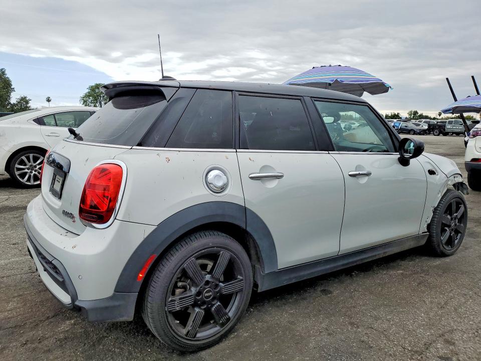 2023 Mini Cooper VIN WMW53DK01P2T48385 COPART salvage auction — FRONT END, Ca - Salvage Certificate, sold $6,200 on 2026-07-10 (photo 3)