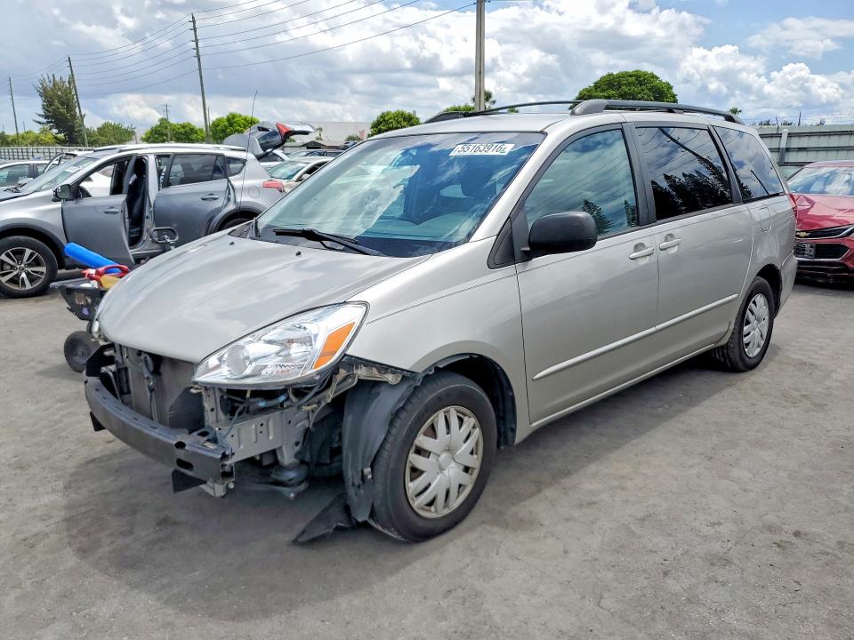 2004 Toyota Sienna VIN 5TDZA23C24S137157 COPART salvage auction — FRONT END, Fl - Cert Of Title Slvg Rebuildable, sold $150 on 2026-07-15 (photo 1)