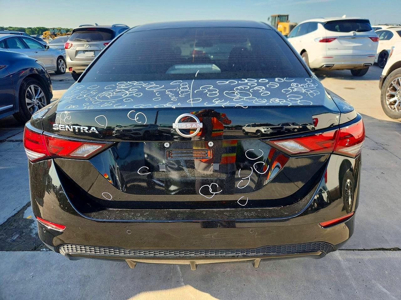 2025 Nissan Sentra VIN 3N1AB8BV4SY399352 COPART salvage auction — Hail, TX - CERTIFICATE OF TITLE, sold $7,800 on 2026-07-09 (photo 6)
