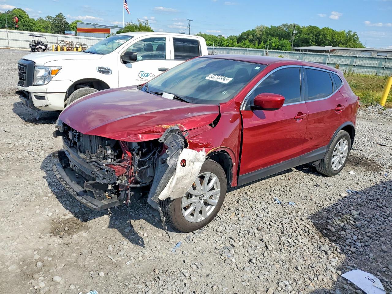 2021 Nissan Rogue Sport VIN JN1BJ1AV0MW321970 COPART salvage auction — Front End, AL - CERT OF TITLE-SALVAGE TITLE, sold $2,900 on 2026-06-25 (photo 1)