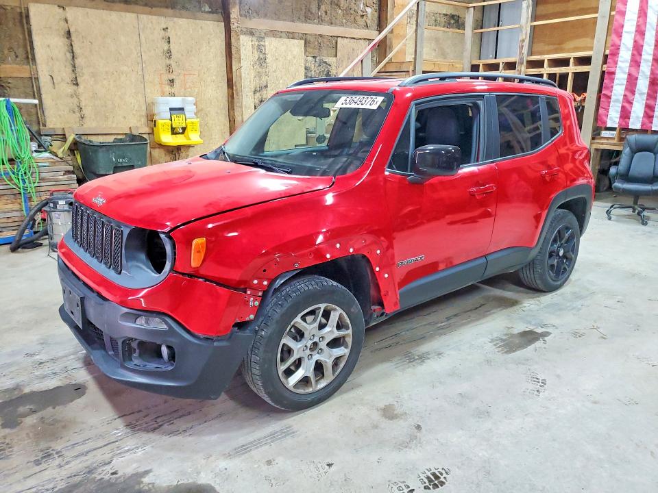 2017 Jeep Renegade VIN ZACCJBBB4HPF46410 COPART salvage auction — FRONT END, Mn - Cert Of Title-Salvage, sold $1,700 on 2026-07-14 (photo 1)
