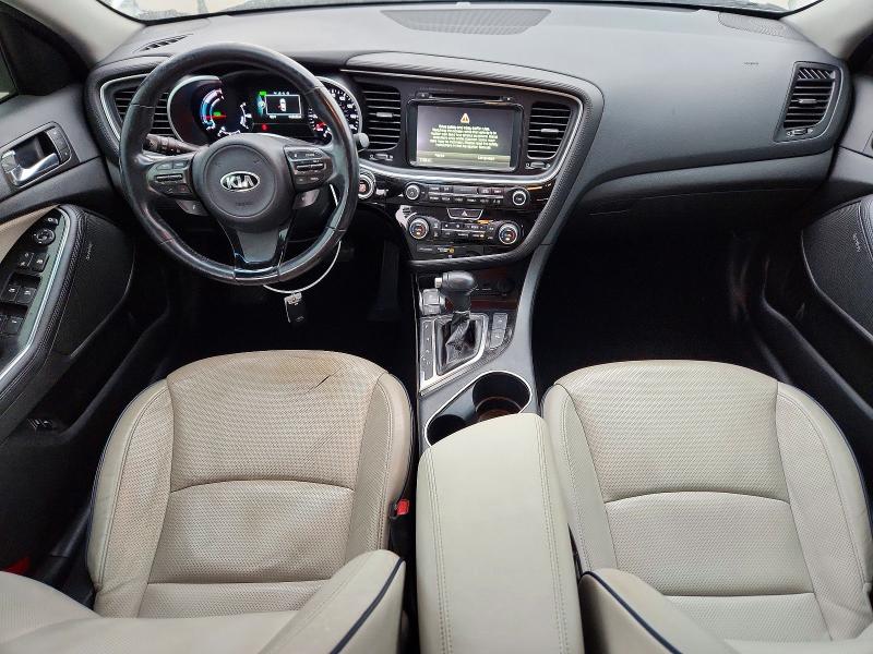 2014 Kia Optima hybrid VIN KNAGN4AD5E5067855 COPART salvage auction — REAR END, Tx - Certificate Of Title, sold $1,300 on 2026-07-06 (photo 8)