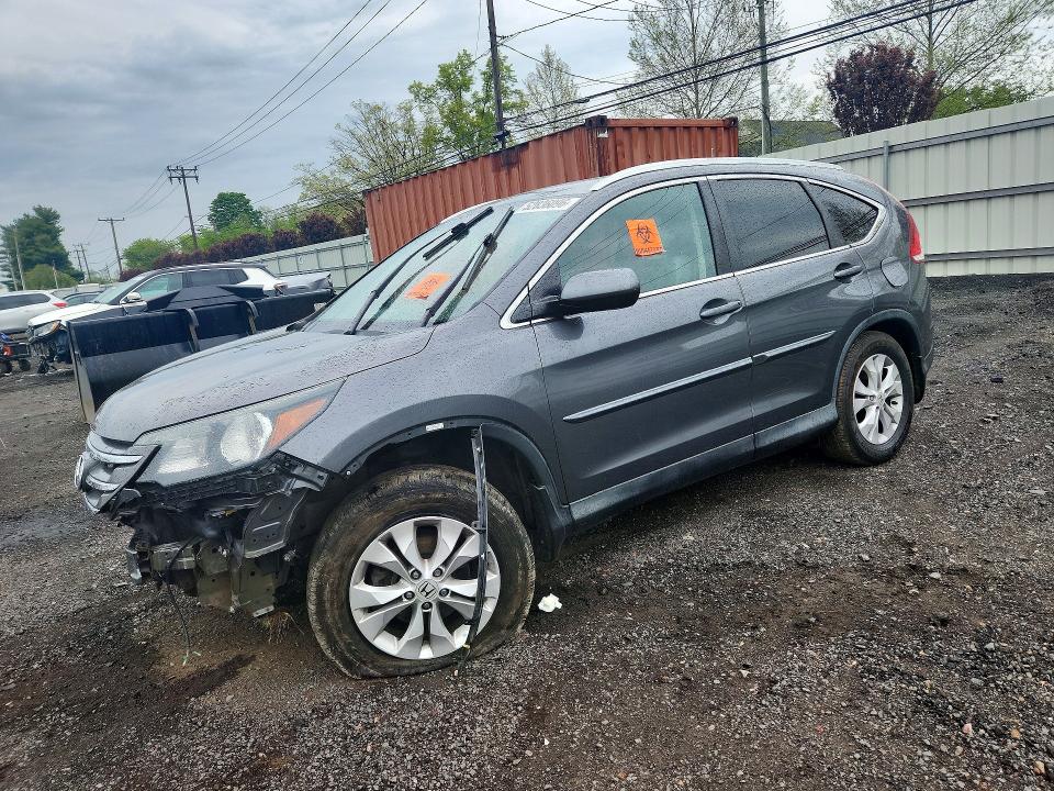 2014 Honda Cr-v VIN 2HKRM4H70EH693845 COPART salvage auction — FRONT END, Ct - Cert Of Title-Salvage, sold $1,750 on 2026-07-02 (photo 1)