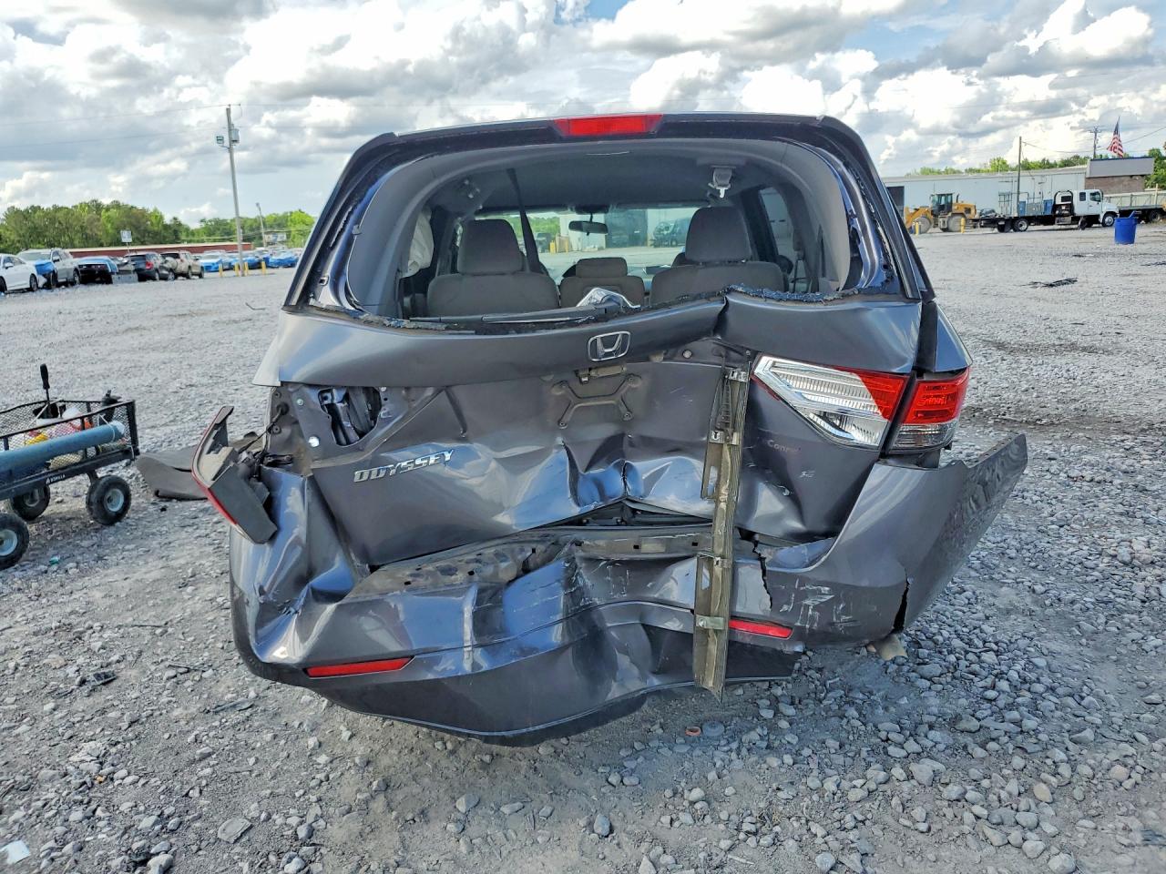 2015 Honda Odyssey VIN 5FNRL5H49FB049906 COPART salvage auction — Front End, AL - CERT OF TITLE-SALVAGE TITLE, sold $750 on 2026-06-25 (photo 6)