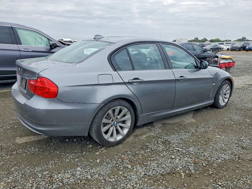 2011 BMW 3 series VIN WBAPH5C5XBA444704 COPART salvage auction — SIDE, CA - SALVAGE CERTIFICATE, sold $650 on 2026-07-14 (photo 3)