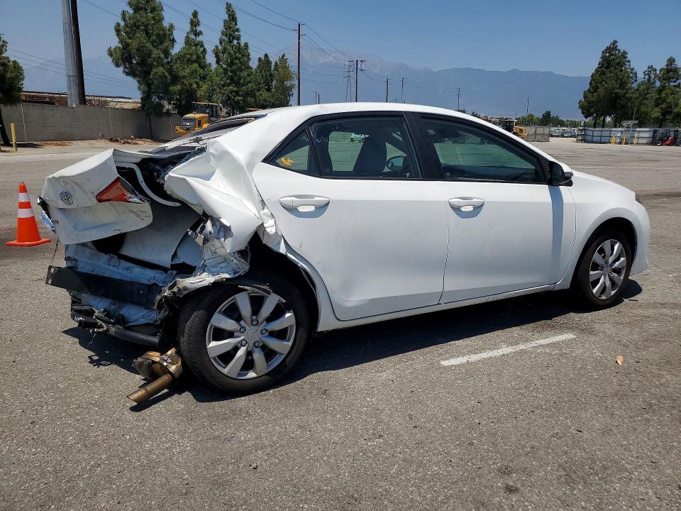 2017 Toyota Corolla VIN 5YFBURHE2HP653139 COPART salvage auction — REAR END, Ca - Salvage Certificate, sold $1,900 on 2026-07-28 (photo 3)