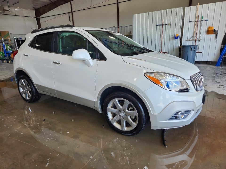 2013 Buick Encore VIN KL4CJBSB9DB128391 COPART salvage auction — SIDE, Il - Salvage Certificate, sold $1,000 on 2026-07-20 (photo 4)