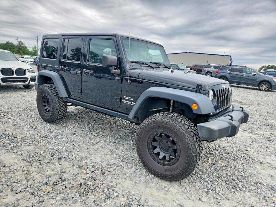2017 Jeep Wrangler / VIN 1C4BJWDG4HL597700 COPART salvage auction — FRONT END, Ga - Cert Of Title-Salvage, sold $8,300 on 2026-07-09 (photo 4)