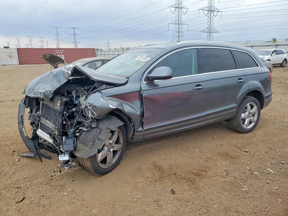 2015 Audi Q7 VIN WA1LMBFE1FD018163 COPART salvage auction — FRONT END, Il - Salvage Certificate, sold $1,050 on 2026-07-07 (photo 1)