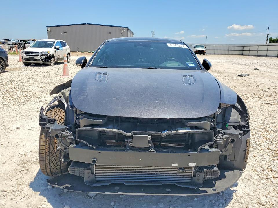 2022 Kia Stinger VIN KNAE55LC5N6109310 COPART salvage auction — FRONT END, Tx - Salvage Vehicle Title, sold $8,600 on 2026-07-02 (photo 5)
